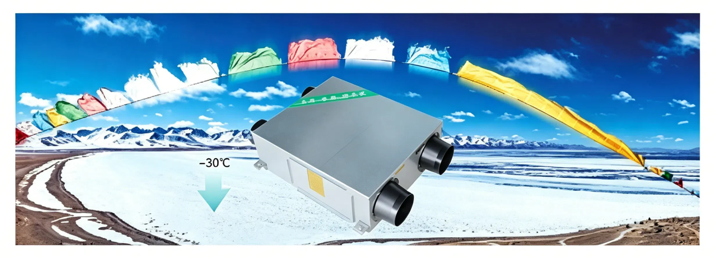 Anti-freezing & Defrosting Energy Recovery ventilator