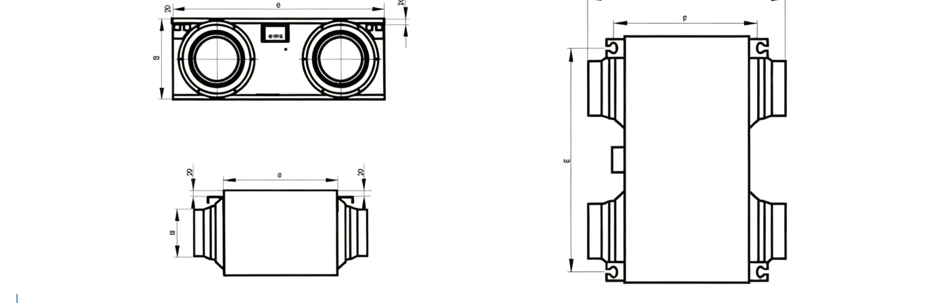 Dual-flow Ventilation Fan